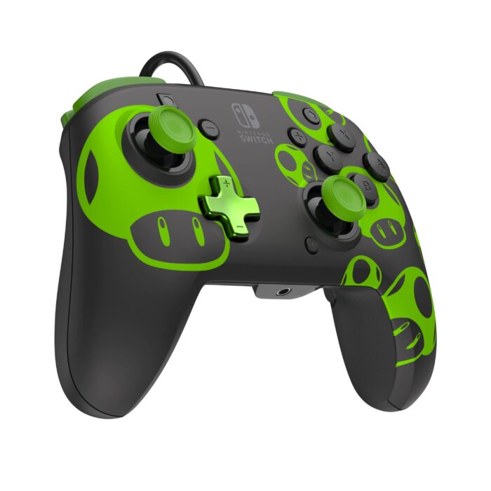 PDP NINTENDO SWITCH ŽIČNI KONTROLER REMATCH - 1UP GLOW IN THE DARK - Image 6