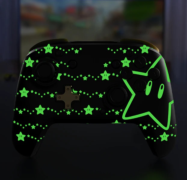PDP NINTENDO SWITCH BREZŽIČNI KONTROLER REMATCH - SUPER STAR GLOW IN THE DARK - Image 3