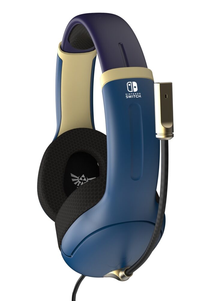 PDP NINTENDO SWITCH ŽIČNE SLUŠALKE AIRLITE - HYRULE BLUE - Image 5