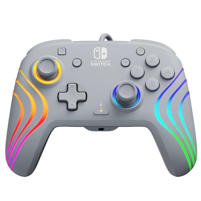 PDP NINTENDO SWITCH ŽIČNI KONTROLER AFTERGLOW WAVE - SIVE BARVE - Image 4