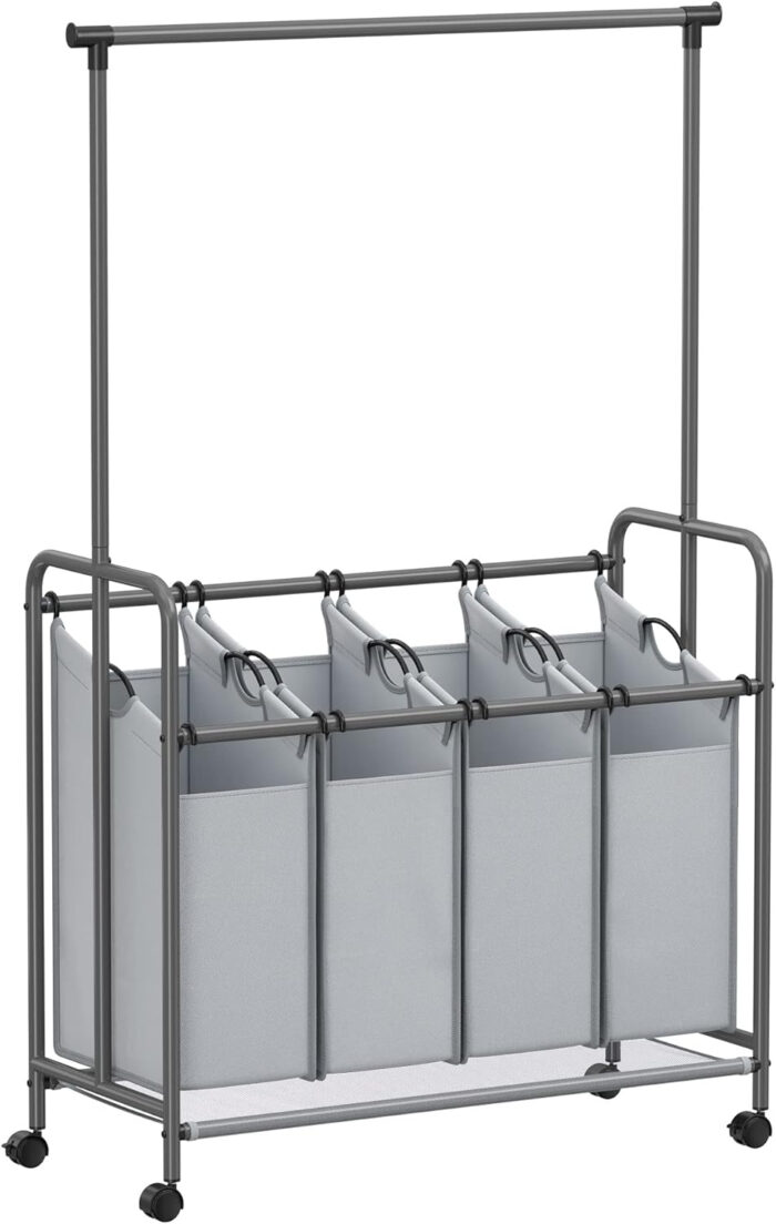 SONGMICS Košara za perilo s 4 predelki RLS44GS
