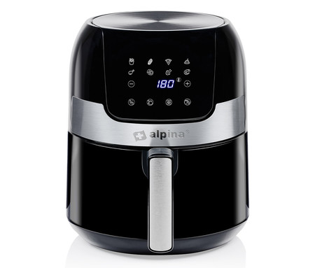 ALPINA cvrtnik/friteza na vroč zrak, XL, 3.5L, brez olja, 80% manj maščob, 1400W, - Image 4