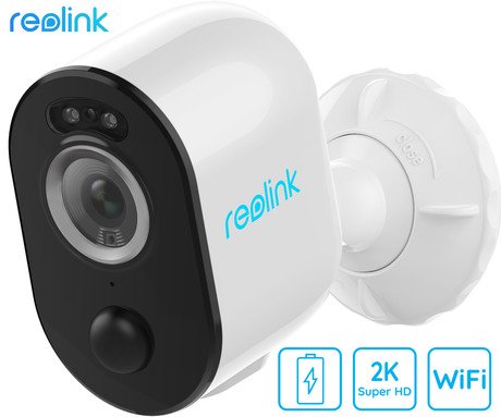 Reolink ARGUS B330 IP kamera, 2K 4MP Super HD, Dual WiFi, baterija, barvno