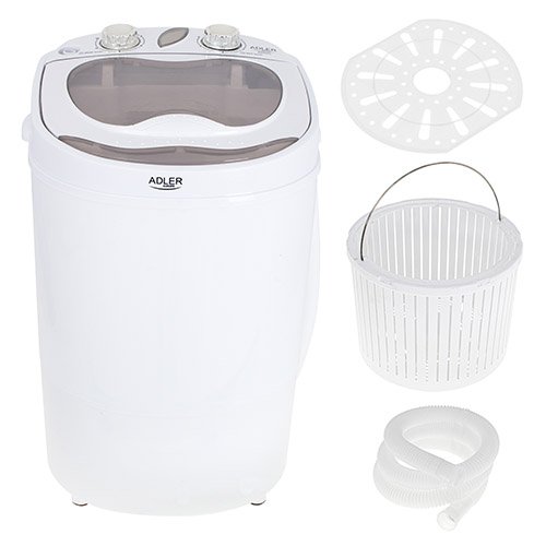 Adler mini pralni stroj s spin funkcijo primeren tudi za kampiranje - Image 3
