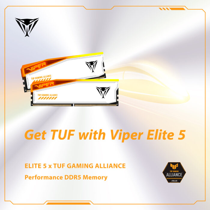 Patriot Viper Elite 5 RGB TUF Kit 32GB (2x16GB) DDR5-6000 DIMM PC5-48000 CL36, - Image 5