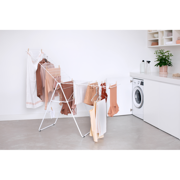 Brabantia stojalo za sušenje perila HangOn, 25 m belo - Image 5