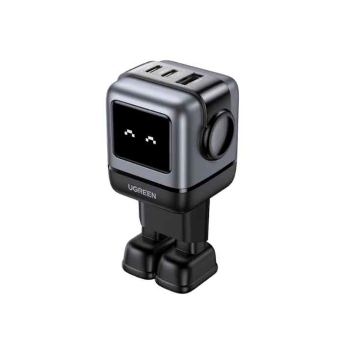 Ugreen Nexode Robot GaN 65W Polnilnik - Siva - Image 3