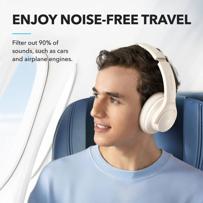 Anker Soundcore Q20i naglavne bluetooth slušalke, bele - Image 3