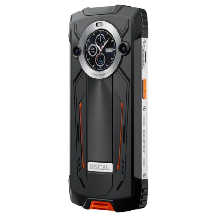 OSCAL PILOT 2 pametni robustni telefon 8GB + 256GB, oranžen - Image 3