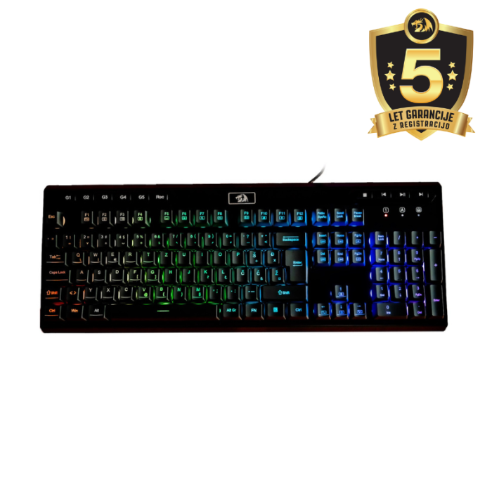 REDRAGON ADITYA K513-RGB ŽIČNA MEHANSKA MEMBRANSKA TIPKOVNICA S ŠUMNIKI