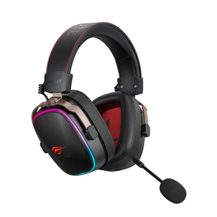 HAVIT Gamenote RGB LED brezžične slušalke z mikrofonom HV-H2039BG - Image 3