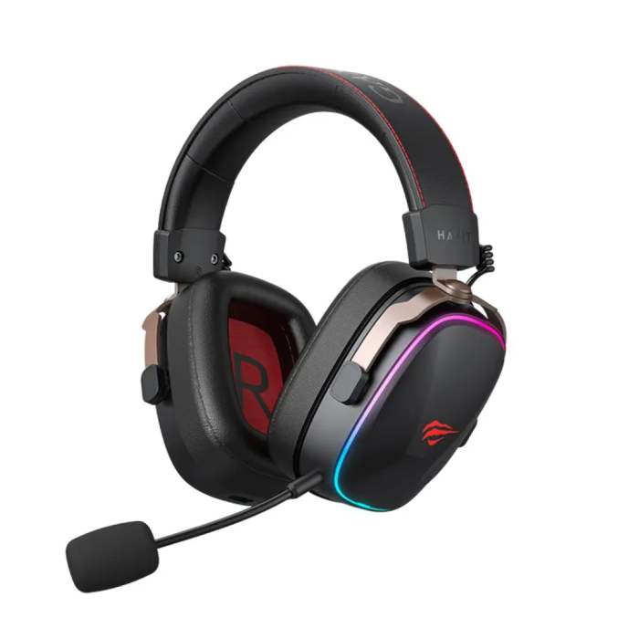 HAVIT Gamenote RGB LED brezžične slušalke z mikrofonom HV-H2039BG